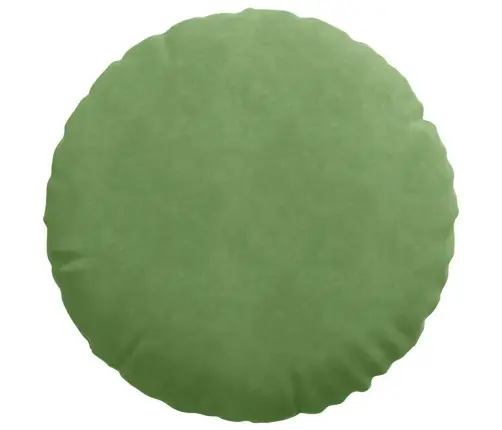 Sėdynių Pagalvėlės 2 Pcs Šviesiai Žalia Ø 40 X 13 Cm Aksomas