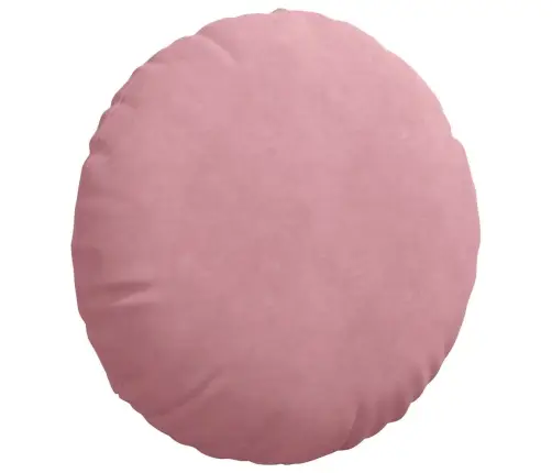 Sēdvietas Spilventiņi 2 Pcs Rozā Ø 40 X 13 Cm Samts Vidaxl