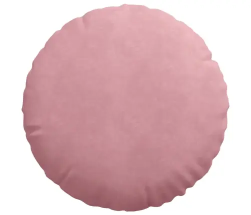 Sēdvietas Spilventiņi 2 Pcs Rozā Ø 40 X 13 Cm Samts Vidaxl