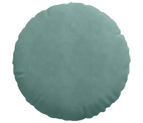 Sėdynių Pagalvėlės 2 Pcs Jūrinė Žalia Ø 40 X 13 Cm Aksomas