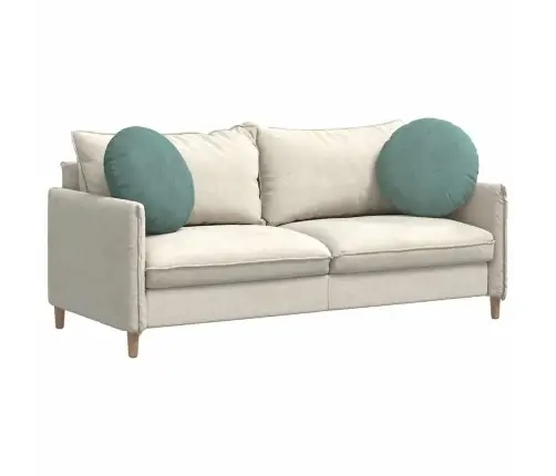 Sėdynių Pagalvėlės 2 Pcs Jūrinė Žalia Ø 40 X 13 Cm Aksomas