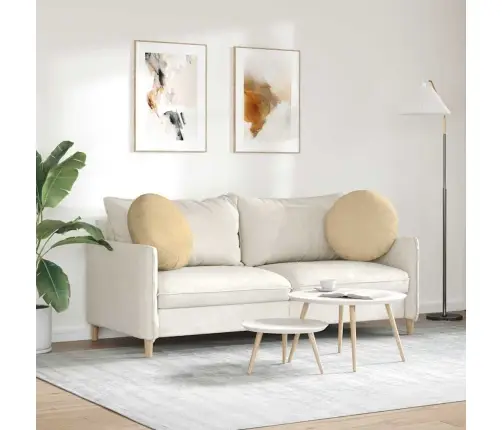 Sēdvietas Spilventiņi 2 Pcs Pelēki Zaļa Ø 50 Cm Vidaxl