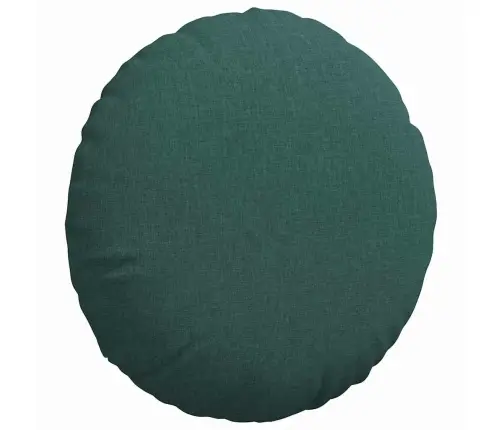 Sēdvietas Spilventiņi 2 Pcs Tumši Zaļš Ø60 X 21 Cm Audums Vidaxl