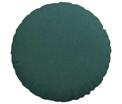 Sēdvietas Spilventiņi 2 Pcs Tumši Zaļš Ø60 X 21 Cm Audums Vidaxl