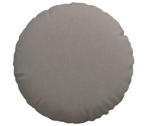 Sēdvietas Spilventiņi 2 Pcs Pelēkbrūna Ø60 X 21 Cm Audums Vidaxl