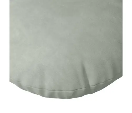 Sėdynių Pagalvėlės 2 Pcs Šviesiai Pilka Ø 40 X 13 Cm Aksomas