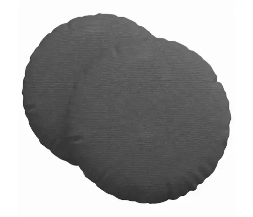 Istumispatjad 2 Pcs Tumehall Ø 60 Cm Korter Kangas