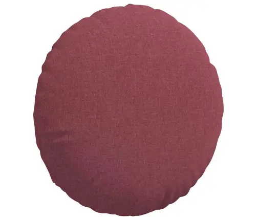 Sėdynių Pagalvėlės 2 Pcs Vyno Raudona Ø80 X 29 Cm Audinys