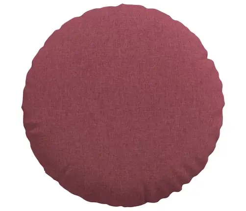 Sėdynių Pagalvėlės 2 Pcs Vyno Raudona Ø80 X 29 Cm Audinys