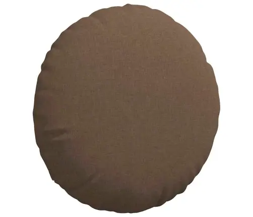 Sēdvietas Spilventiņi 2 Pcs Brūna Ø80 X 29 Cm Audums Vidaxl