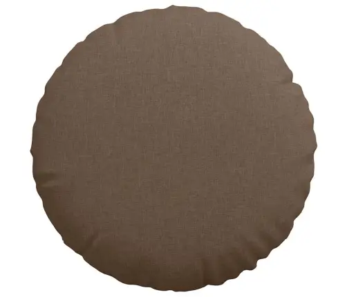 Sēdvietas Spilventiņi 2 Pcs Brūna Ø80 X 29 Cm Audums Vidaxl