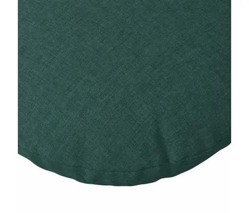 Sēdvietas Spilventiņi 2 Pcs Tumši Zaļš Ø80 X 29 Cm Audums Vidaxl