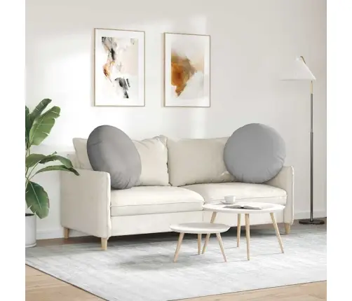 Istumispatjad 2 Pcs Pilvine Hall Ø80 X 29 Cm Kangas