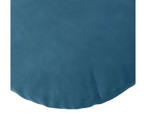 Sėdynių Pagalvėlės 2 Pcs Mėlyna Ø80 X 29 Cm Aksomas