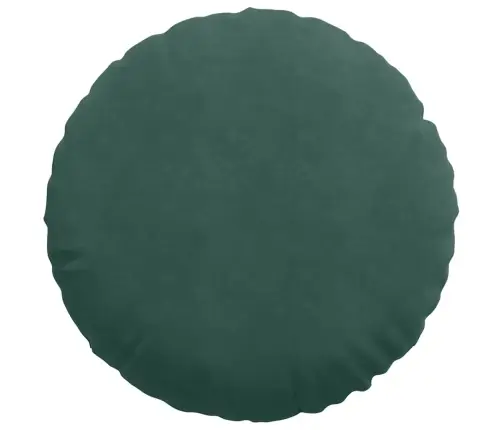 Sėdynių Pagalvėlės 2 Pcs Tamsiai Žalia Ø 80 X 29 Cm Aksomas