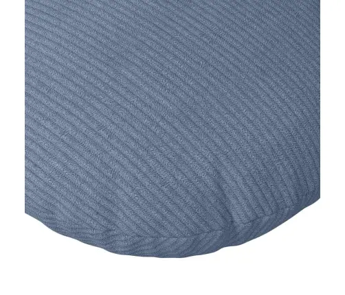 Sēdvietas Spilventiņi 2 Pcs Zila Ø 80 Cm Korduroja Audums Vidaxl