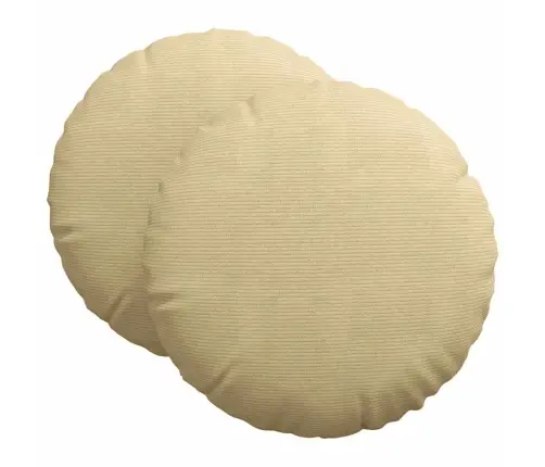 Sēdvietas Spilventiņi 2 Pcs Pelēki Zaļa Ø 80 Cm Vidaxl