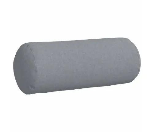 Pagalvės 2 Pcs Šviesiai Pilka Ø 15 X 40 Cm Audinys