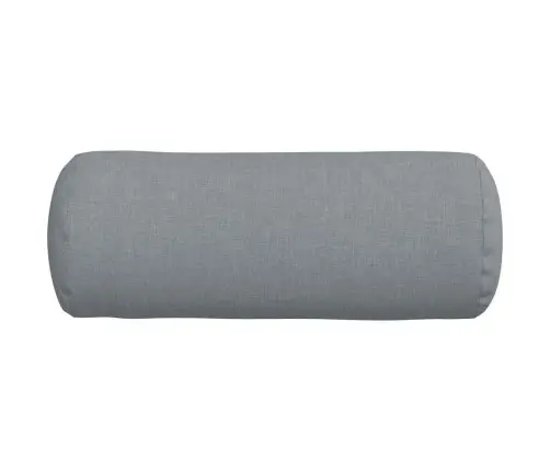 Pagalvės 2 Pcs Šviesiai Pilka Ø 15 X 40 Cm Audinys