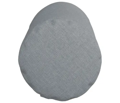 Pagalvės 2 Pcs Šviesiai Pilka Ø 15 X 40 Cm Audinys