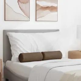 Spilveni 2 Pcs Brūna Ø 15 X 40 Cm Audums Vidaxl