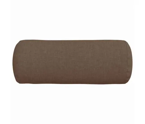 Spilveni 2 Pcs Brūna Ø 15 X 40 Cm Audums Vidaxl