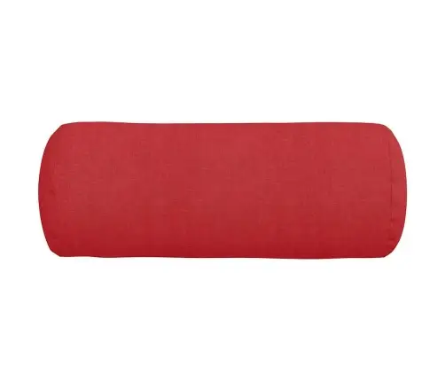 Pagalvės 2 Pcs Raudona Ø 15 X 40 Cm Audinys