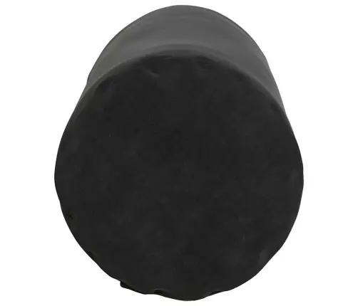 Spilveni 2 Pcs Melna Ø 15 X 40 Cm Korduroja Audums Vidaxl