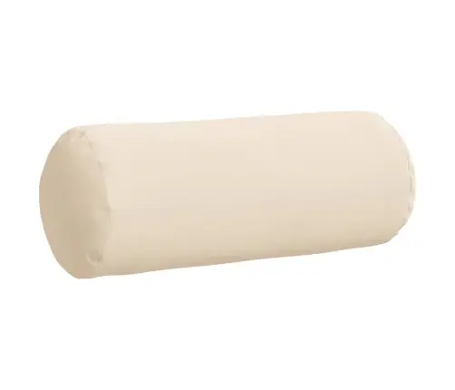 Spilveni 2 Pcs Bēša Ø 15 X 40 Cm Mikrofibra Vidaxl
