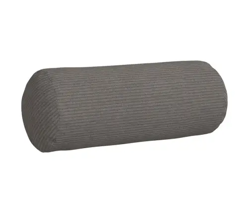 Spilveni 2 Pcs Gaiši Pelēks Ø 15 X 40 Cm Korduroja Audums Vidaxl