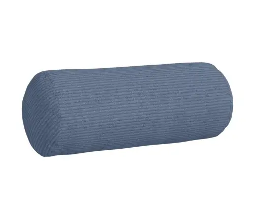 Spilveni 2 Pcs Zila Ø 15 X 40 Cm Korduroja Audums Vidaxl