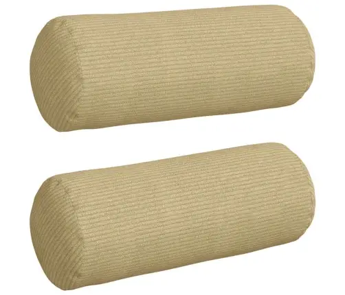 Padjad 2 Pcs Hall Roheline Ø 15 X 40 Cm Korter Kangas