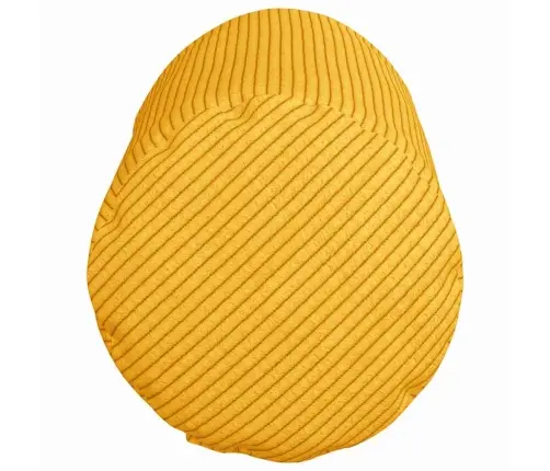 Spilveni 2 Pcs Gaiši Dzeltena Ø 15 X 40 Cm Korduroja Audums Vidaxl