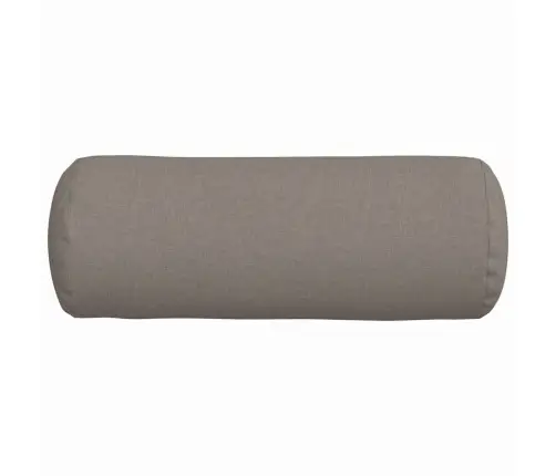 Spilveni 2 Pcs Pelēkbrūna Ø 25 X 70 Cm Audums Vidaxl