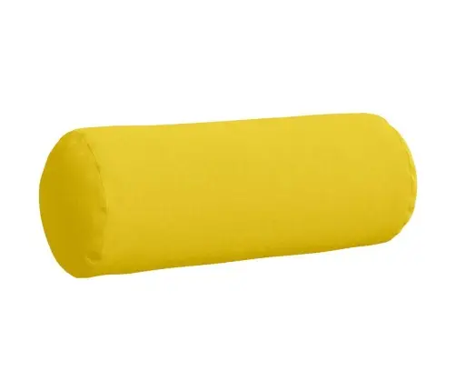 Spilveni 2 Pcs Gaiši Dzeltena Ø 25 X 70 Cm Audums Vidaxl