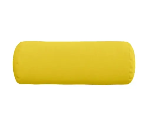 Spilveni 2 Pcs Gaiši Dzeltena Ø 25 X 70 Cm Audums Vidaxl