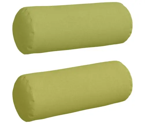 Pagalvės 2 Pcs Šviesiai Žalia Ø 25 X 70 Cm Audinys