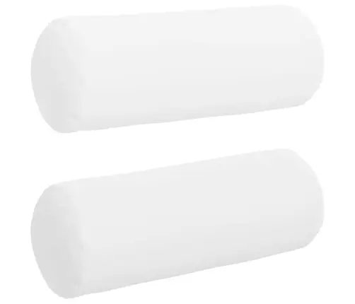 Padjad 2 Pcs Valge Ø 25 X 70 Cm Kangas