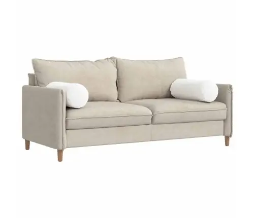 Padjad 2 Pcs Valge Ø 25 X 70 Cm Kangas