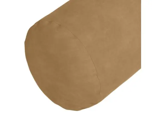 Spilveni 2 Pcs Brūna Ø 25 X 70 Cm Korduroja Audums Vidaxl