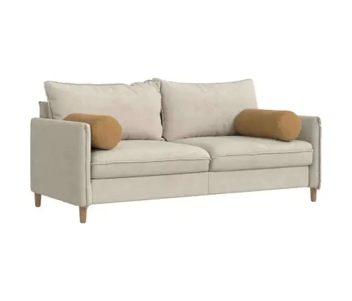 Spilveni 2 Pcs Brūna Ø 25 X 70 Cm Korduroja Audums Vidaxl