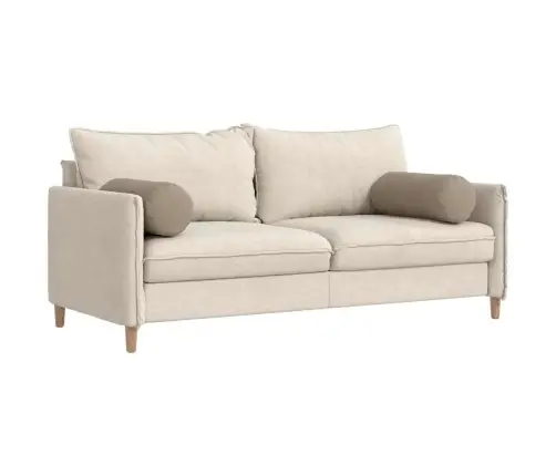 Spilveni 2 Pcs Pelēkbrūna Ø 25 X 70 Cm Mikrofibra Vidaxl