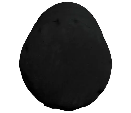 Spilveni 2 Pcs Melna Ø 25 X 70 Cm Mikrofibra Vidaxl