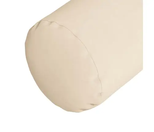 Spilveni 2 Pcs Bēša Ø 25 X 70 Cm Mikrofibra Vidaxl