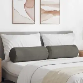 Padjad 2 Pcs Helehall Ø 25 X 70 Cm Korter Kangas