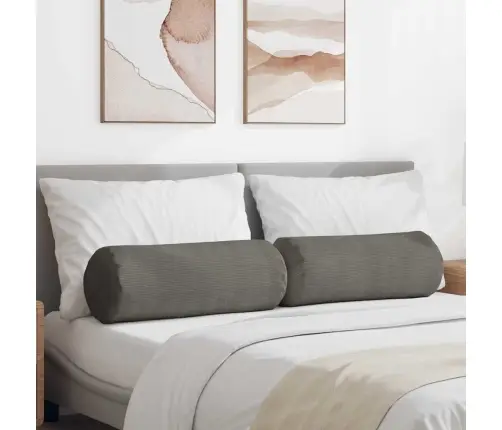 Padjad 2 Pcs Helehall Ø 25 X 70 Cm Korter Kangas