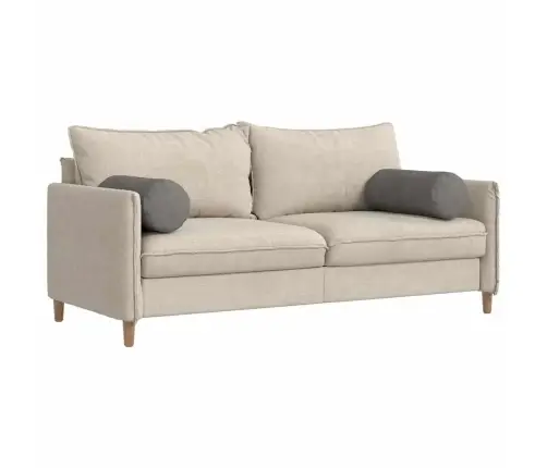 Padjad 2 Pcs Helehall Ø 25 X 70 Cm Korter Kangas