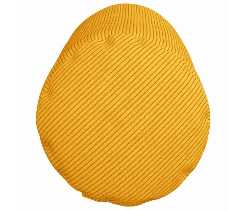 Spilveni 2 Pcs Gaiši Dzeltena Ø 25 X 70 Cm Korduroja Audums Vidaxl