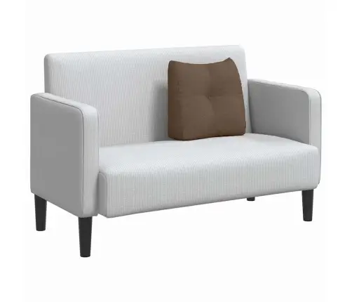 Atpakaļ Spilvens Brūna 45 X 24 X 50 Cm Audums Vidaxl