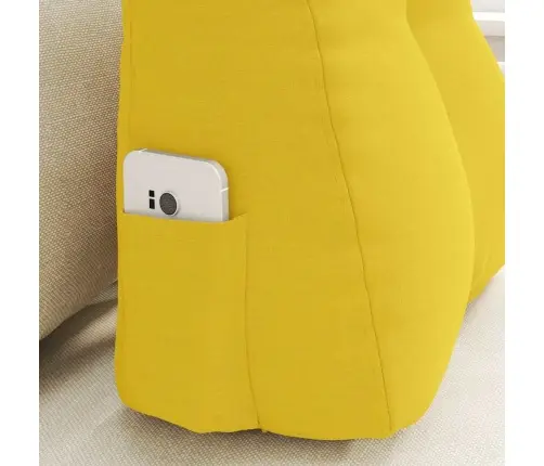 Apsaugos Pagalvė Šviesi Geltona 45 X 24 X 50 Cm Audinys